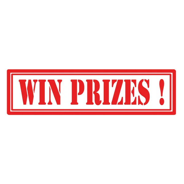 Win Prizes-stamp — Stock Vector