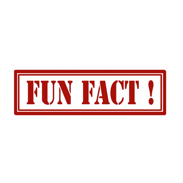 Fun fact! -Stempel — Stockvektor