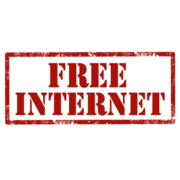 Carimbo de Internet gratuito — Vetor de Stock