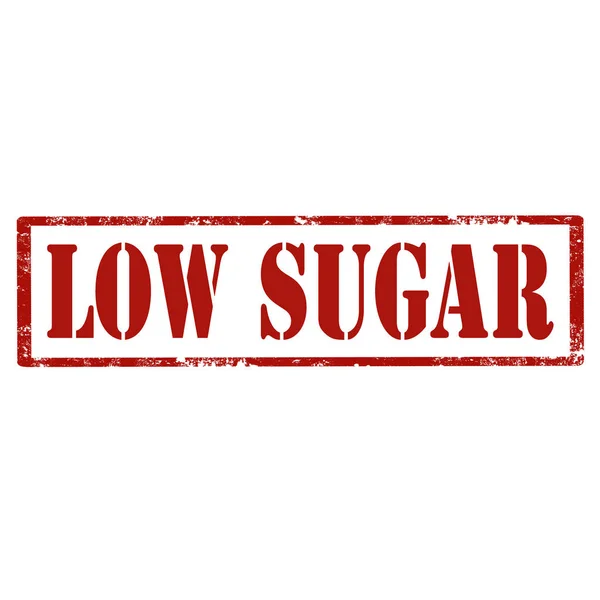 Low Sugar-stamp — Stock Vector