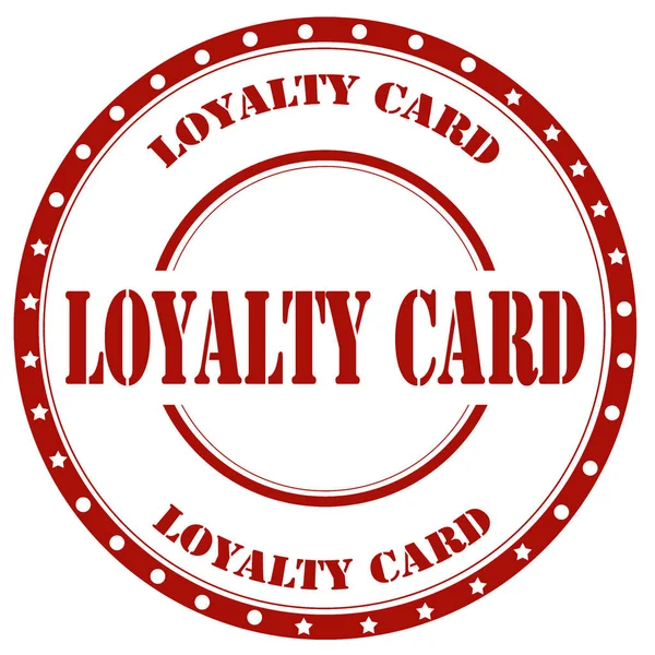 Loyalty Card-stempel — Stockvector