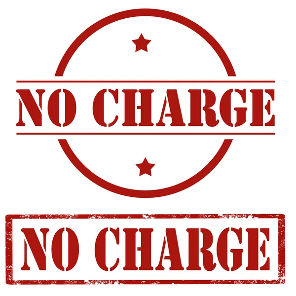 No Charge-stamps — Stock Vector