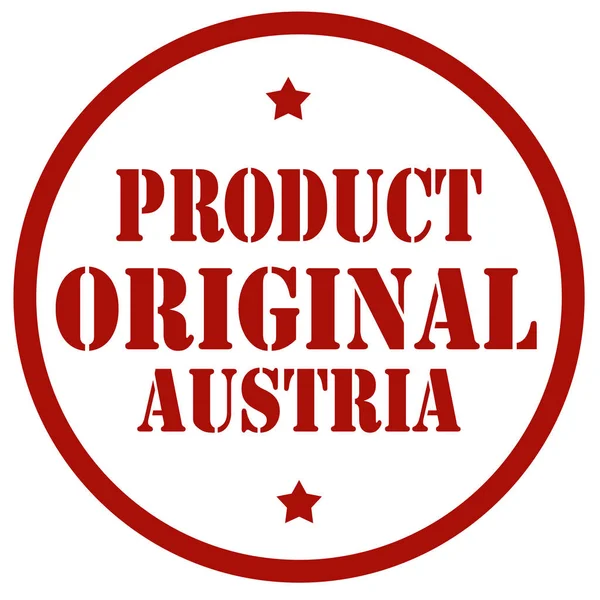 Producto Original Austria — Vector de stock