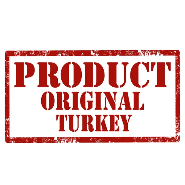 Produkt oryginalny Turcja — Wektor stockowy
