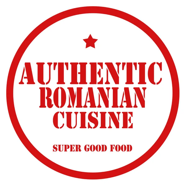 Страви румунської кухні — стоковий вектор