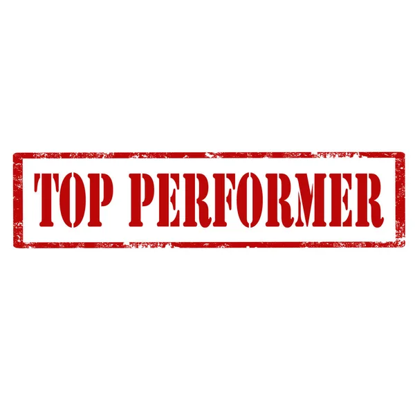 Top Performer-stamp — Stock Vector