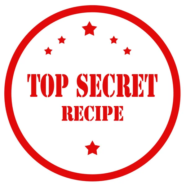 Top hemliga recept — Stock vektor