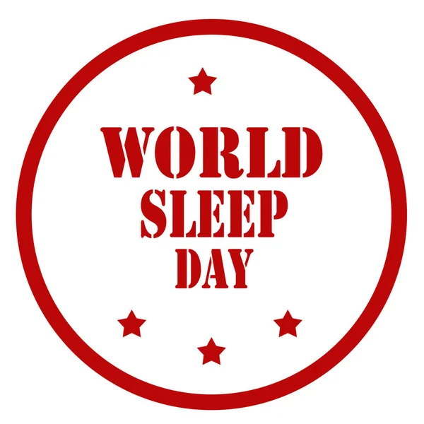 World Sleep Day — Stock Vector