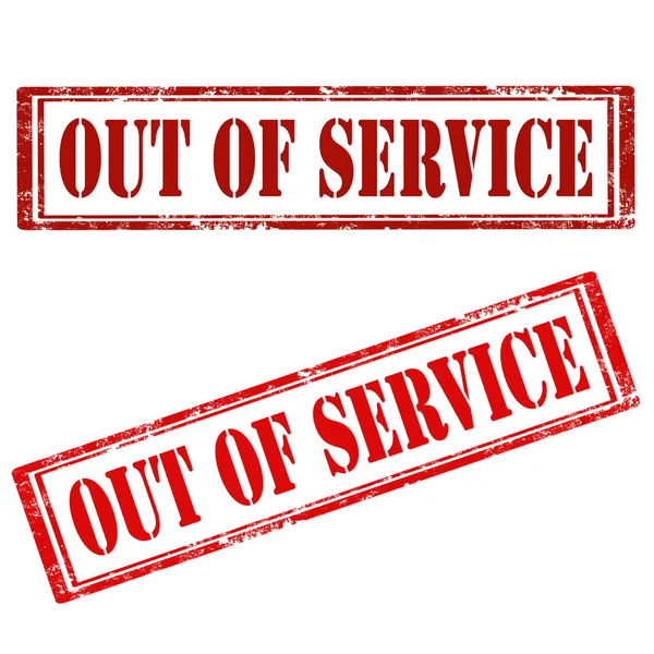 Out Of Service — Stock Vector