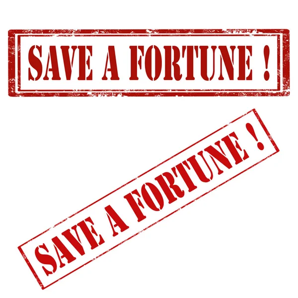 Save a FORTUNE — стоковый вектор