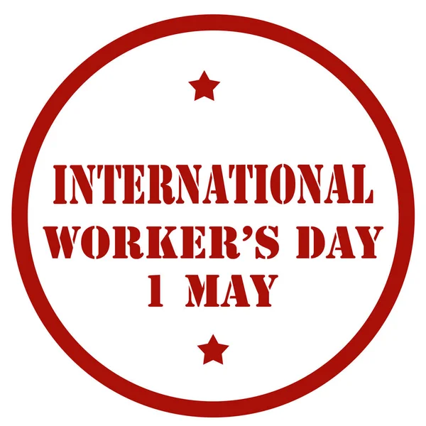 International Worker's Day — Stock Vector