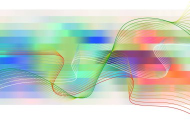 Hatları ile soyut fütüristik modern arka plan