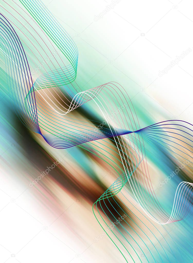 Abstract futuristic modern background with lines