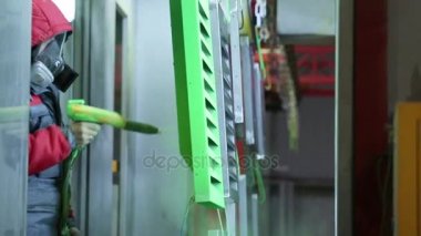Endüstriyel sprey boya Metal parçalar