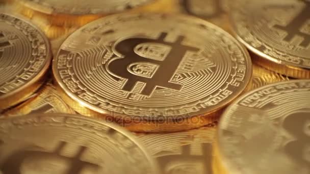 Bitcoin - Bit Coin Btc. μακροεντολής — Αρχείο Βίντεο