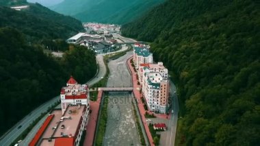 Setin Rosa Khutor. Mzımta Nehri. Sochi, Rusya Federasyonu
