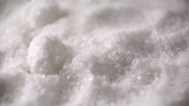 Tuz tahıl kristalleri. Deniz tuzu yakın çekim