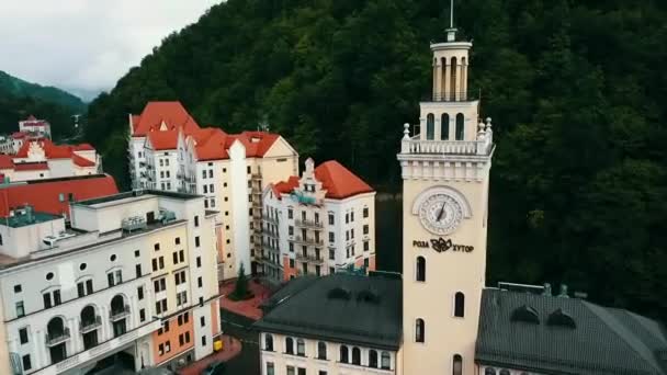 Rosa Khutor em Krasnaya Polyana. Sochi. Rússia — Vídeo de Stock