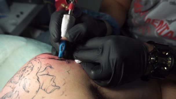 Tatoueur Faire Tatouage Studio — Video