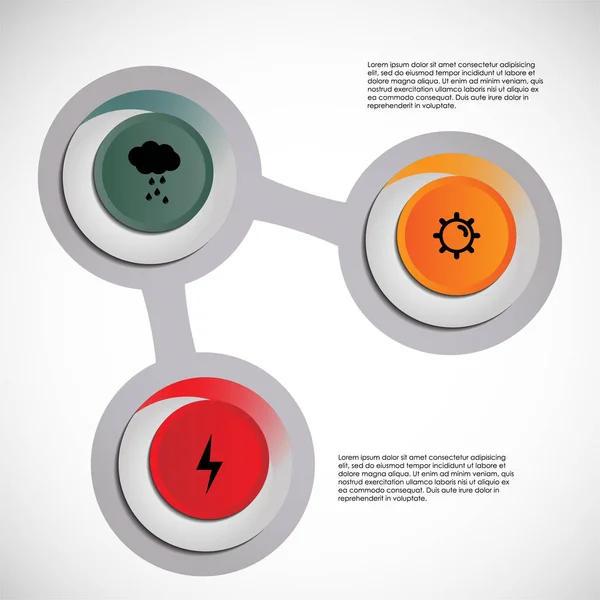 Infographic arka plan. Soyut ve Modern tasarım. Vektör