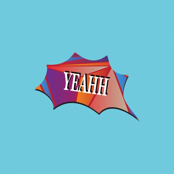 Doku etiket tasarlamak. Pop Art vektör çizim. 