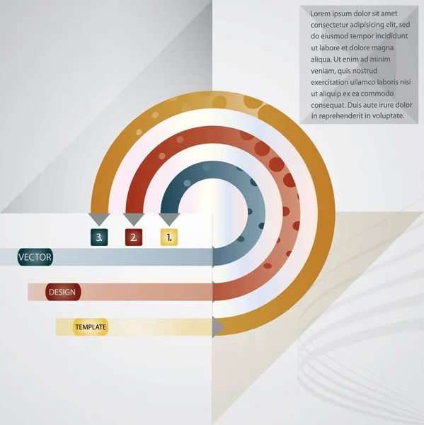 Arka plan. Sunum, istatistik veya iş için vektör iş şablonu. Creative Infographic konsepti.