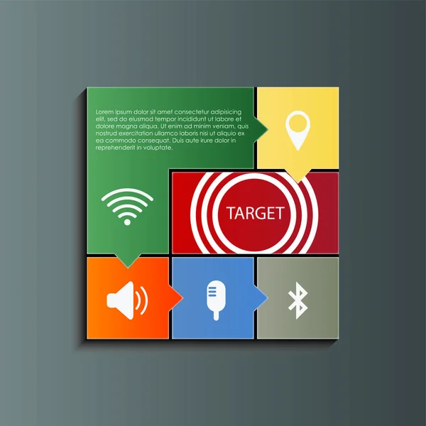 Arka plan. Sunum, istatistik veya iş için vektör iş şablonu. Creative Infographic konsepti.