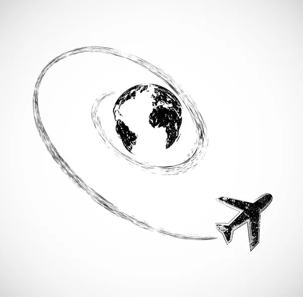 Kentsel seyahat ve Turizm arka plan ve Infographic. Dünya harita dünya. Logo tasarım. 