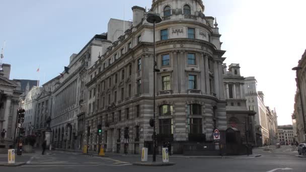 Zaman atlamalı. Orta yol Londra. — Stok video