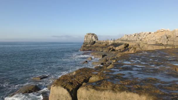 Primera línea de mar Portland Island . — Vídeos de Stock