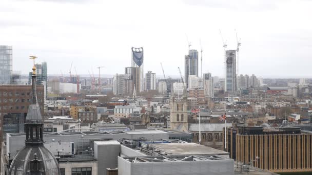 Vista de la parte central de Londres . — Vídeos de Stock