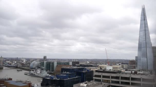 View of the central part of London. — Stock Video