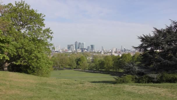 London. Utsikt över centrala området. — Stockvideo