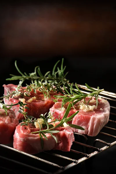 Raw Lamb Chops — Stock Photo, Image