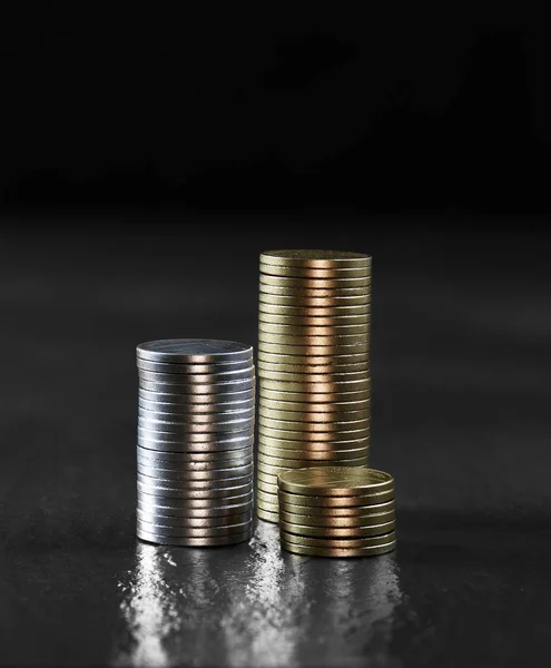 Moneta Coin Stack — Foto Stock