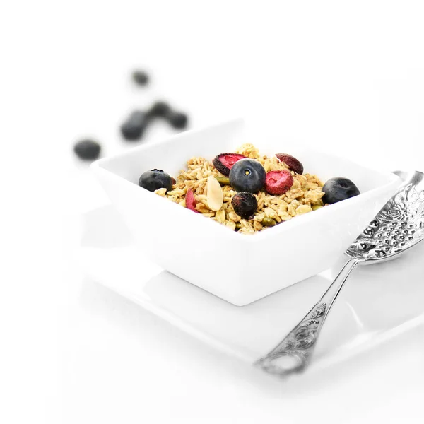 Здоровый завтрак мюсли — стоковое фото