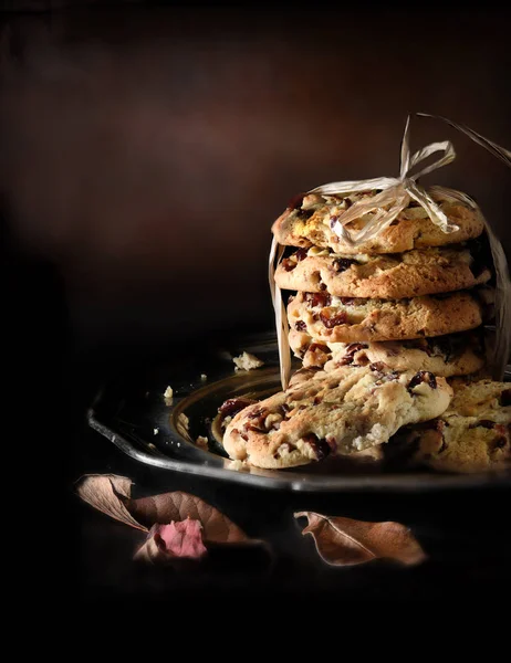 Κράνμπερι και το πορτοκάλι τα Cookies — Φωτογραφία Αρχείου