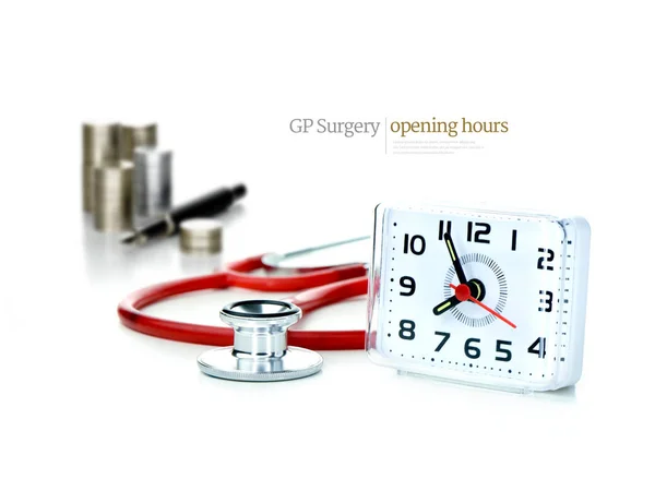GP хірургії відкритих годин Стокове Зображення