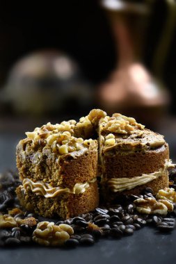 Kahve ve ceviz sünger kek II