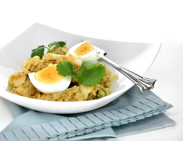 Eglefino ahumado Kedgeree II —  Fotos de Stock