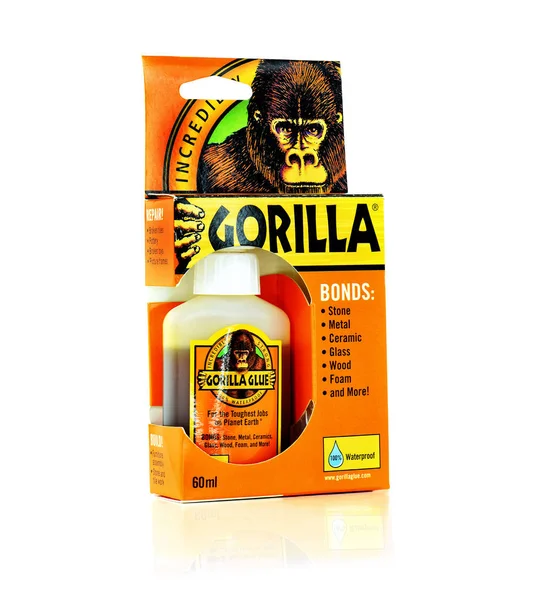 Gorilla lijm redactioneel — Stockfoto