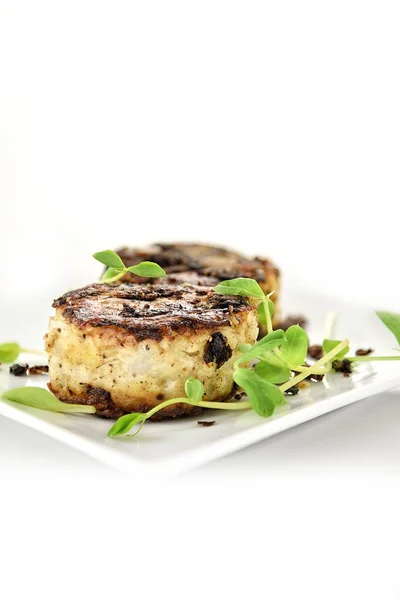 Kartoffel- und Zwiebelfritte — Stockfoto