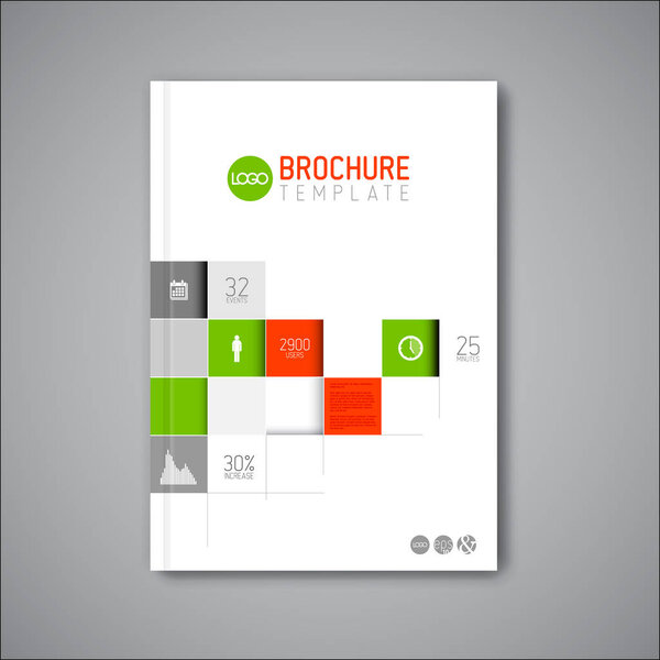 Business abstract brochure