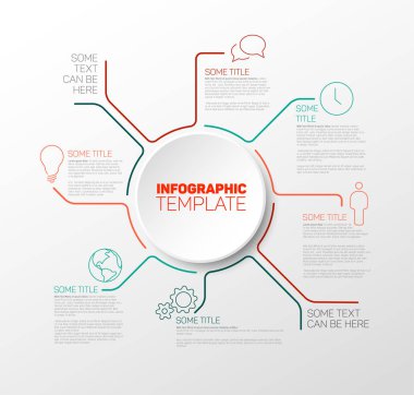 Infographic rapor şablonu