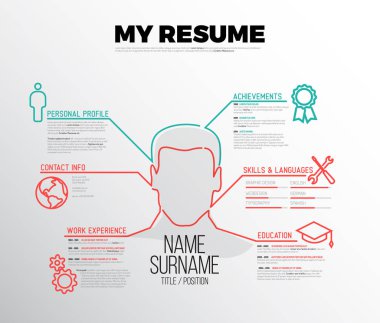 Özgün minimalist cv