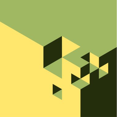 Soyut isometry arka plan 