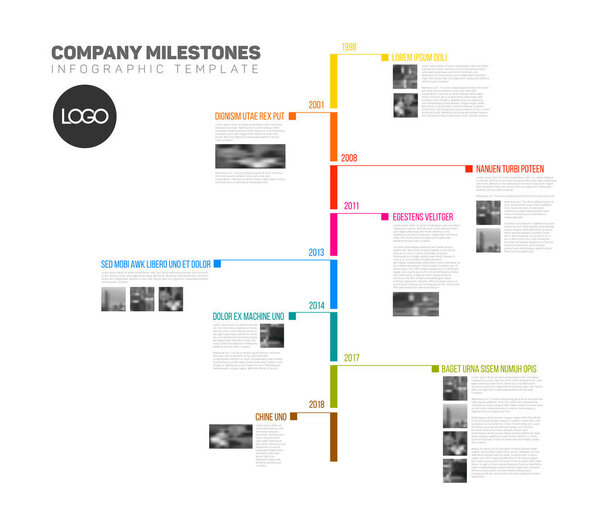 r Infographic timeline report template 