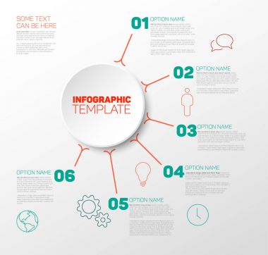Infographic rapor şablonu