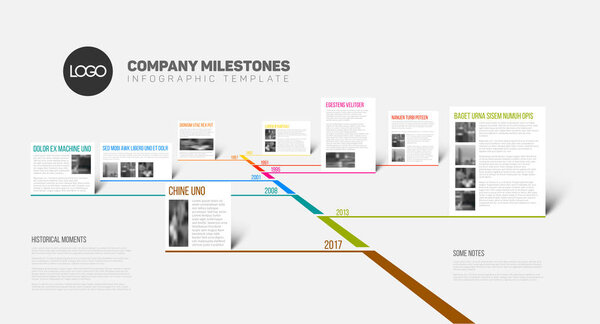  Infographic timeline report template 