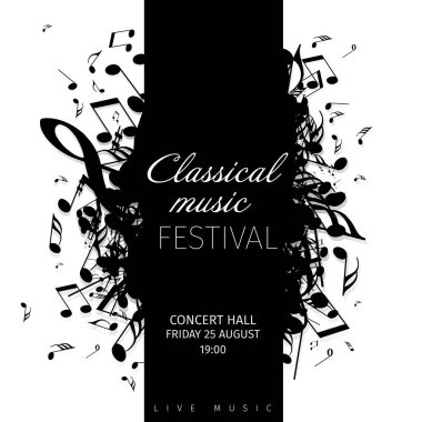 Konser poster şablonu